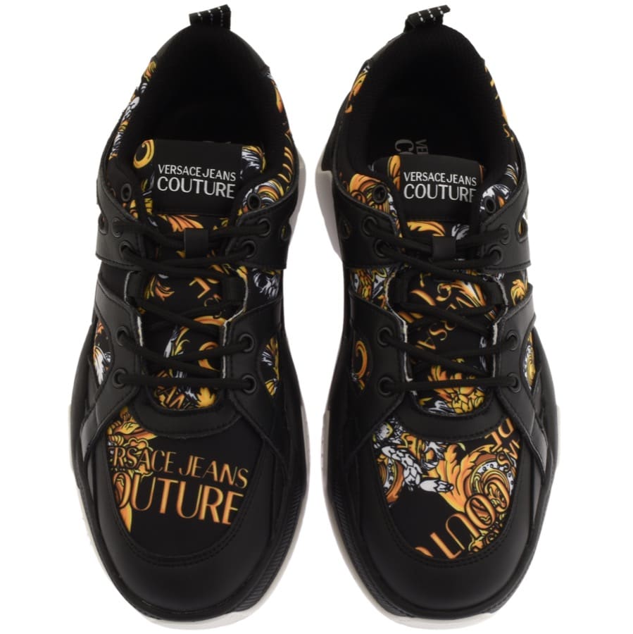 Alternative Image for ProductVersace Jeans Couture Logo Trainers Black3